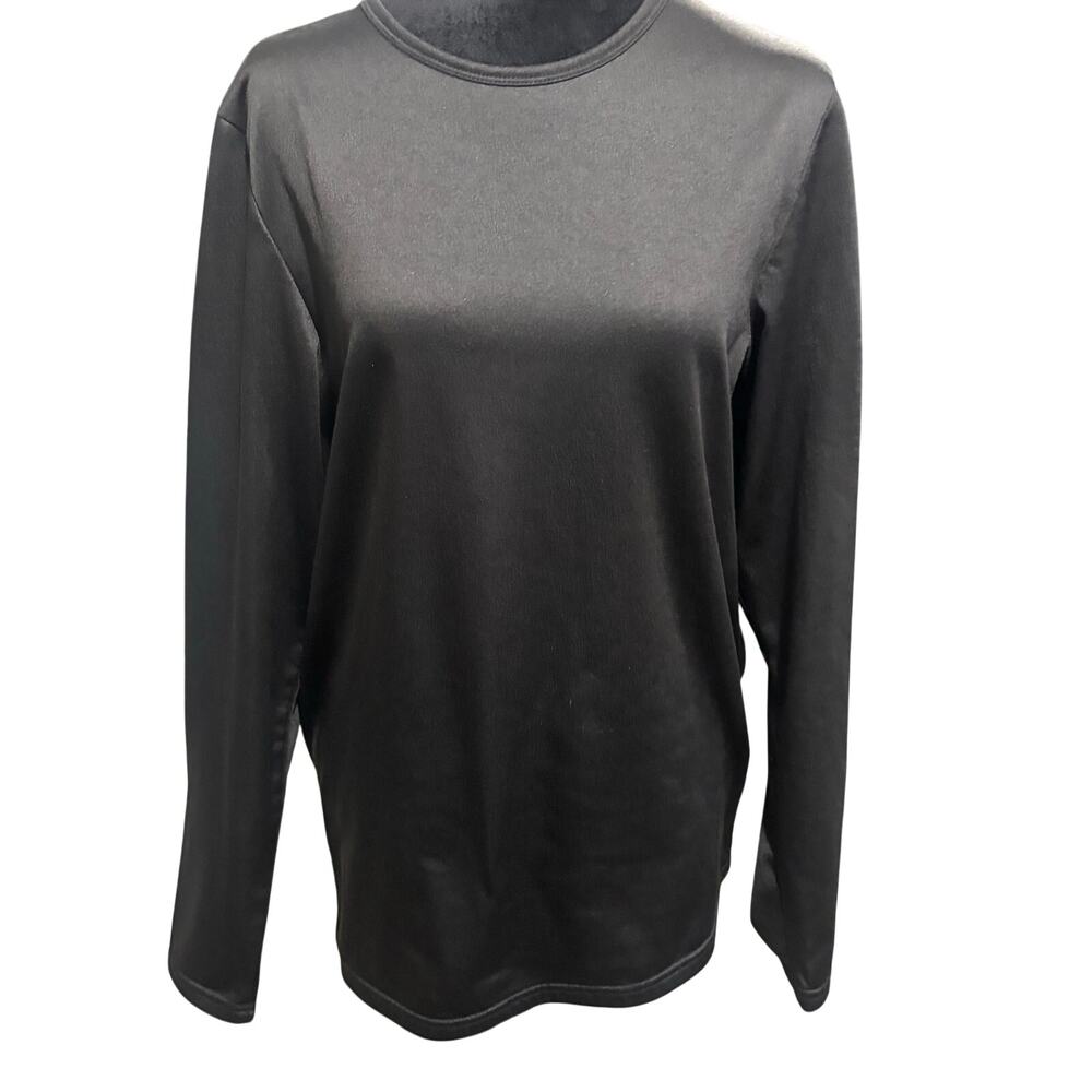 Gold Medal Black Long‎ Sleeve Performance Top – Size L – 100% Polyester